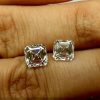 Kim cương nhân tạo Moissanite Asscher 10ly