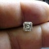 Kim cương nhân tạo Moissanite Asscher 4ly