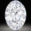 Kim cương nhân tạo Moissanite Oval 20x15
