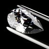 Kim cương nhân tạo Moissanite Pear 12x7