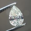 Kim cương nhân tạo Moissanite Pear 15x11