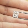 Kim cương nhân tạo Moissanite Princess 3ly