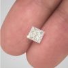 Kim cương nhân tạo Moissanite Princess 6ly