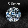 Kim cương nhân tạo Moissanite Round 5ly