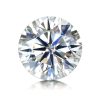 Kim cương nhân tạo Moissanite Round 9ly5