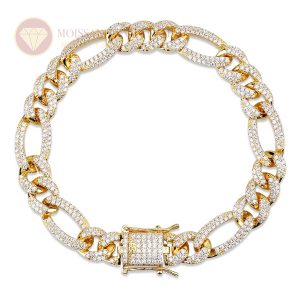 Lắc tay nam kim cương mắt oval