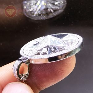 Mặt dây chuyền hình sao kim cương nhân tạo moissanite 1