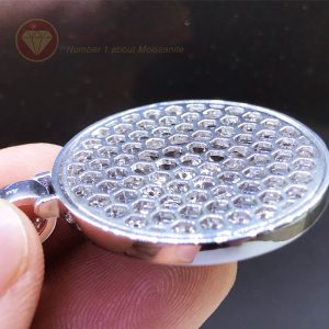 Mặt dây chuyền hình sao kim cương nhân tạo moissanite 2