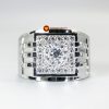 Nhẫn nam kim cương nhân tạo Mỹ moissanite chủ ghép vàng trắng 18k NO.11