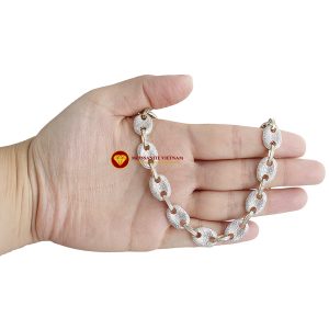Dây chuyền kim cương nam Puff Gucci 5