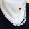 Dây chuyền kim cương nam baguette mix round tenis chain