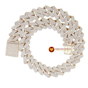 Dây chuyền kim cương nam Diamond Cuban Link Clasic 1