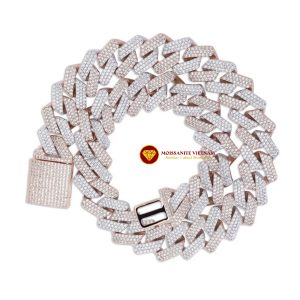 Dây chuyền kim cương nam Diamond Cuban Link Clasic 4