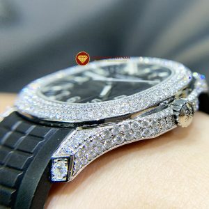 Độ đồng hồ full kim cương Patek Philippe 4