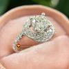 Nhẫn nữ kim cương moissanite chủ 6ly3 engagement 1
